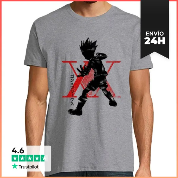 Camiseta Hombre Clásica Gon Carmesí LaTostadora