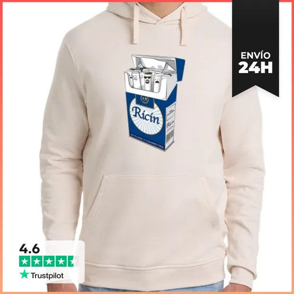 Sudadera Unisex Con Capucha Ricin LaTostadora