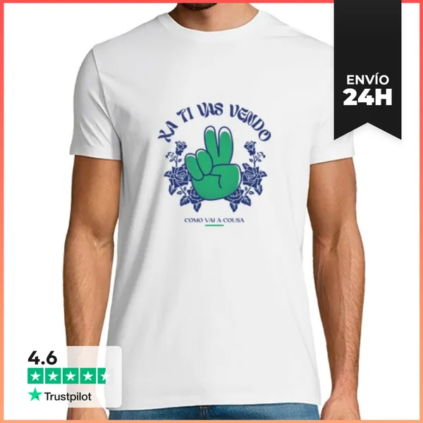 Camiseta Hombre Clásica Xa Ti Vas Vendo LaTostadora