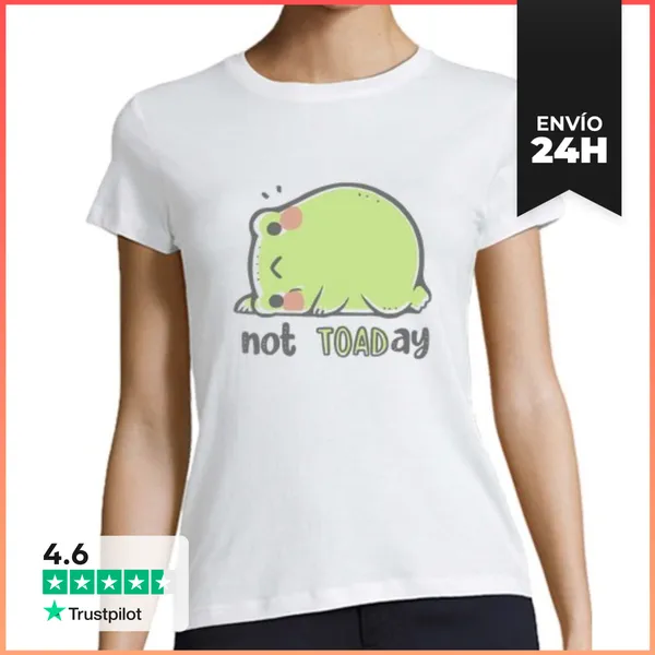 Camiseta Mujer Clásica No Hoy LaTostadora