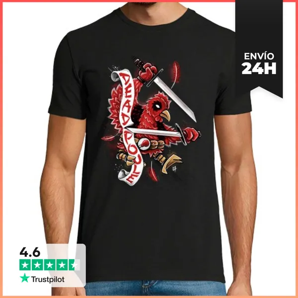 Camiseta Hombre Clásica Deadpoule LaTostadora