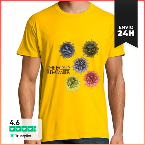 Camiseta Hombre Clásica The B-cells Remember Clara HMC