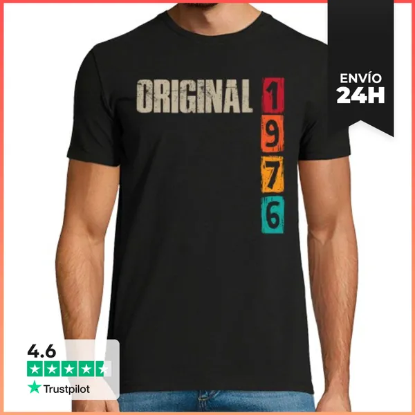Camiseta Hombre Clásica 1976 Vintage LaTostadora