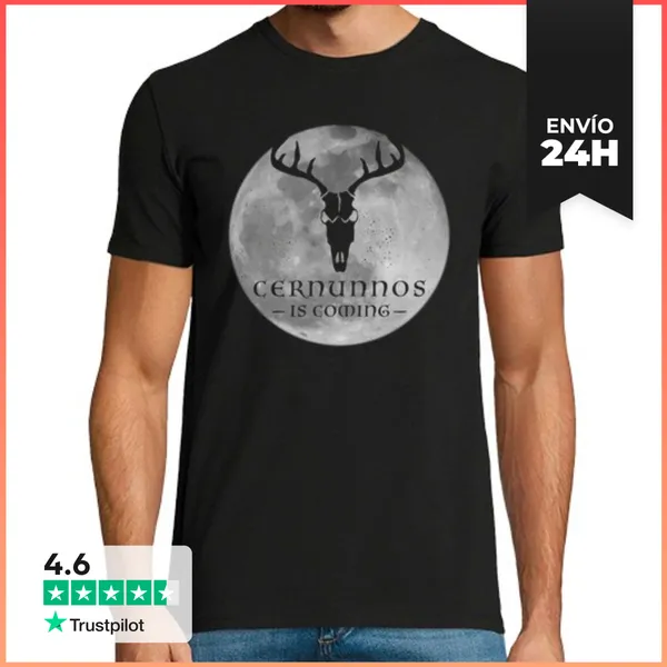 Camiseta Hombre Clásica Cernunnos Is Coming LaTostadora