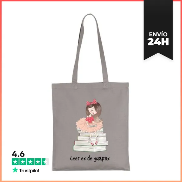 Bolsa De Tela Leer Es De Guapas LaTostadora