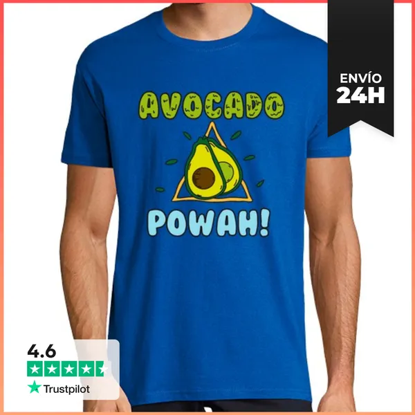Camiseta Hombre Clásica El Poder Del Aguacate LaTostadora