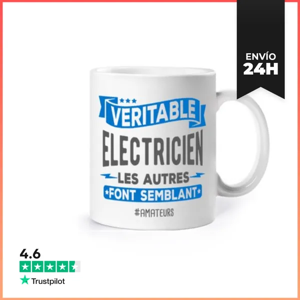 Taza Verdadero Electricista LaTostadora