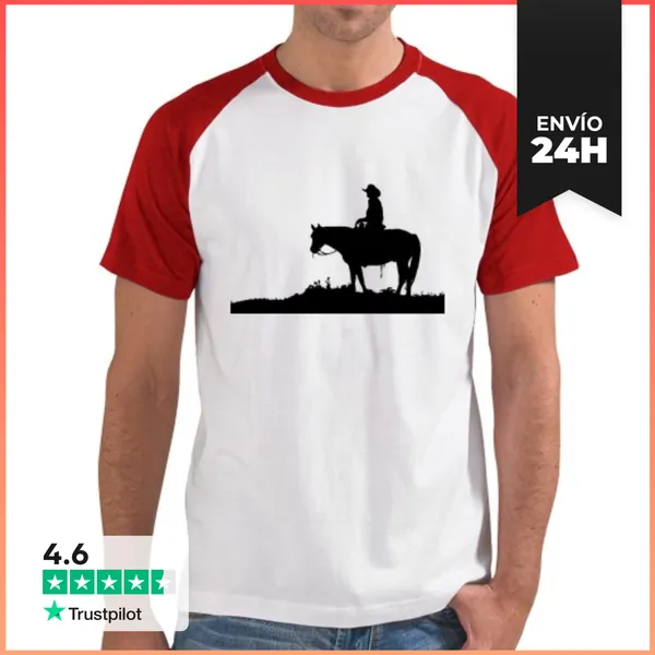 Camiseta Hombre, Estilo Béisbol Cowboy LaTostadora