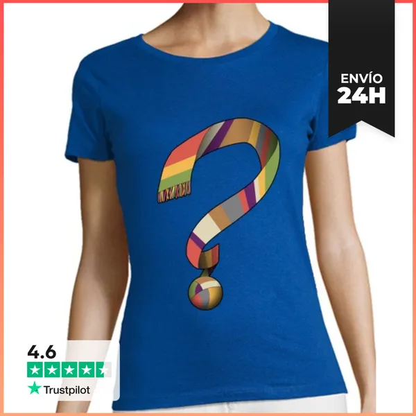 Camiseta Mujer Clásica Who Scarf LaTostadora
