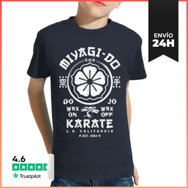 Camiseta Clásica Para Niños Miyagi-Do LaTostadora