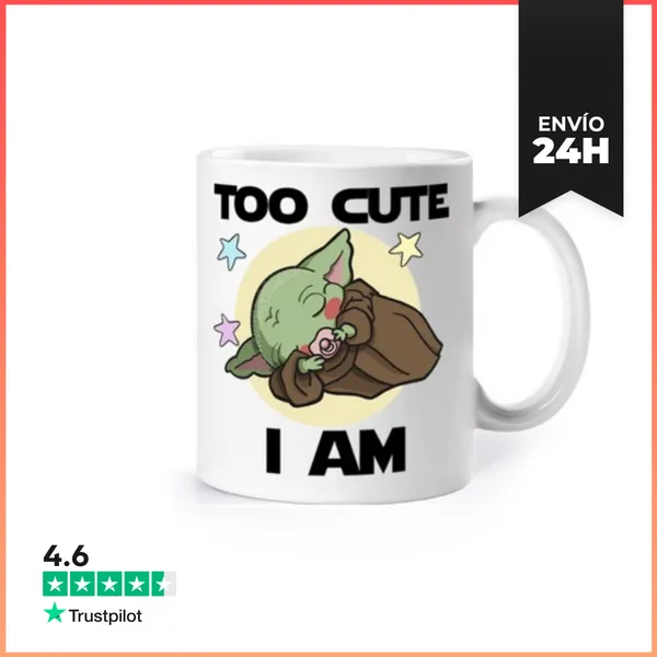 Taza Baby Yoda Cute LaTostadora