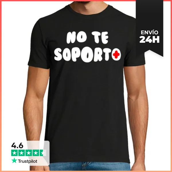 Camiseta Hombre Clásica No Te Soporto LaTostadora