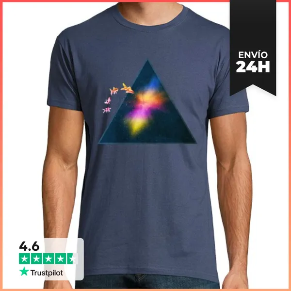 Camiseta Hombre Clásica Mission To The Unknown LaTostadora