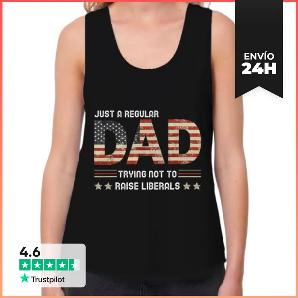 Camiseta Mujer Sin Mangas, Loose Fit Día Del Padre LaTostadora