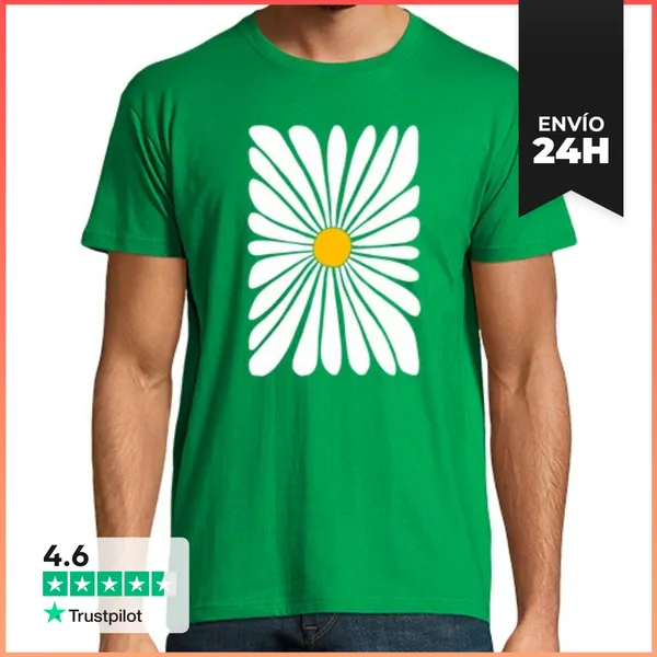 Camiseta Hombre Clásica La Flor LaTostadora