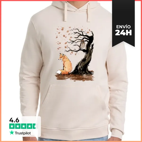 Sudadera Unisex Con Capucha Winds Of Autumn LaTostadora