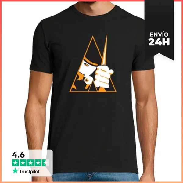 Camiseta Hombre Clásica La Naranja Mecánica LaTostadora