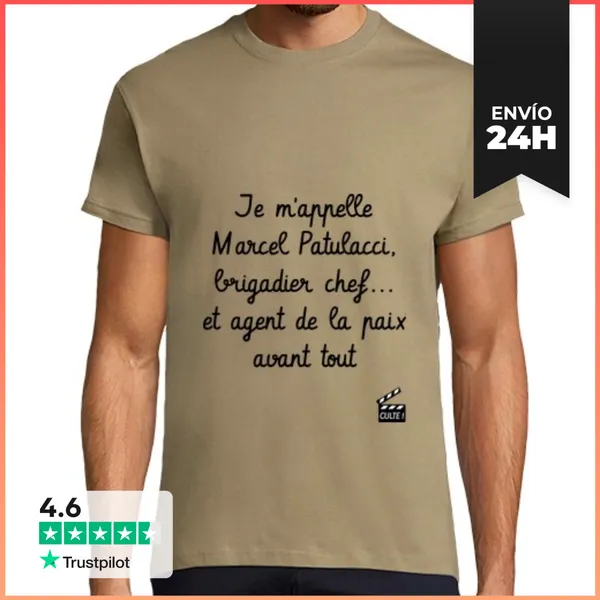 Camiseta Hombre Clásica Marcel Patulacci - Los Extraños