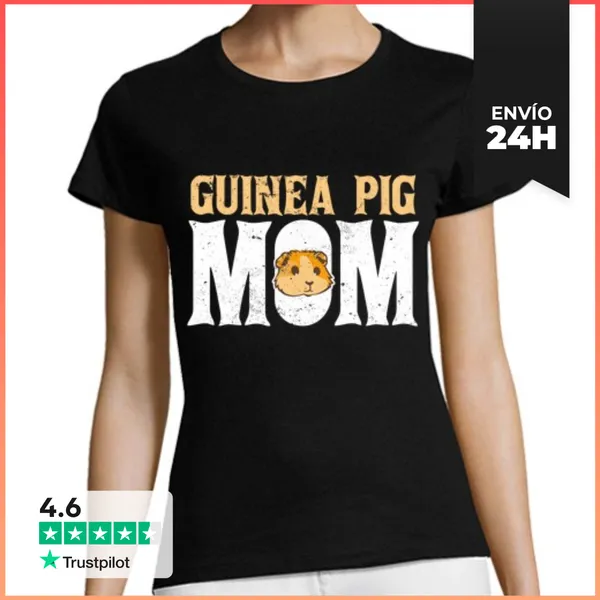 Camiseta Mujer Clásica Día De La Madre Yo Amante De Los Coneji
