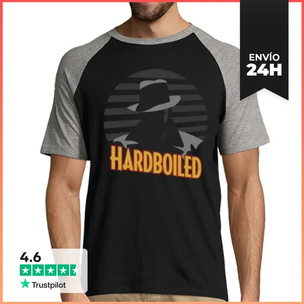 Camiseta Hombre, Estilo Béisbol Diseño Hardboiled LaTostadora