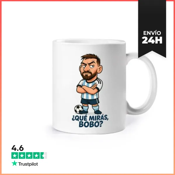 Taza Qué Mirás Bobo LaTostadora