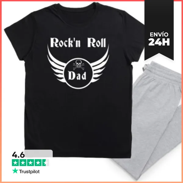 Pijama Papá Rockero LaTostadora