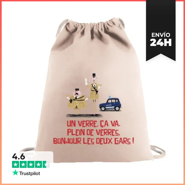 Mochila Saco Con Cuerdas Un Vaso Está Bien LaTostadora