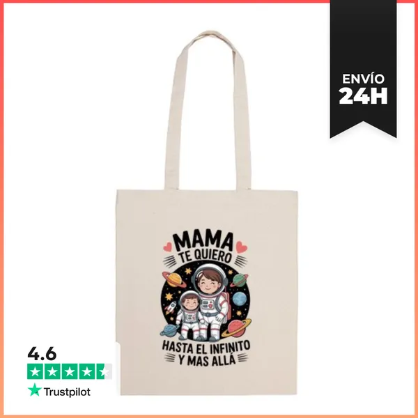Bolsa De Tela Mama Te Quiero Hasta El Infinito LaTostadora