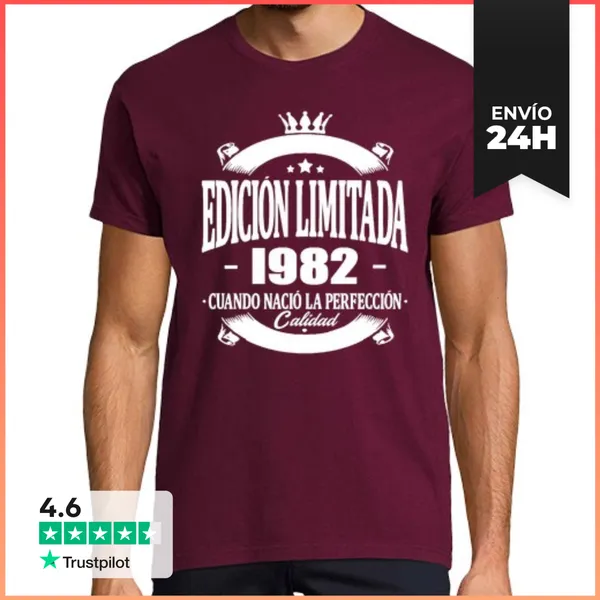 Camiseta Hombre Clásica Edición Limitada 1982 LaTostadora