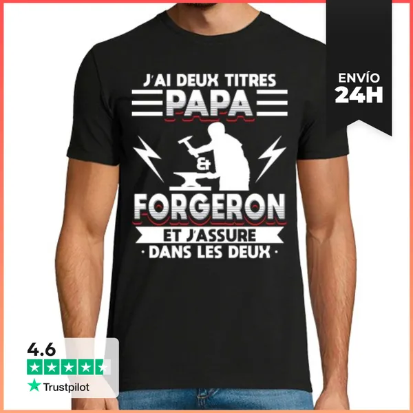 Camiseta Hombre Clásica Daddy Smith Smith Gracioso LaTostadora