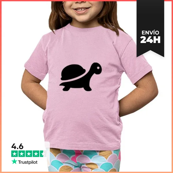 Camiseta Clásica Para Niños Tortuga Y Gorro LaTostadora
