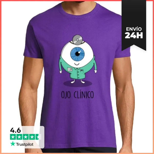 Camiseta Hombre Clásica Ojo Clinico LaTostadora