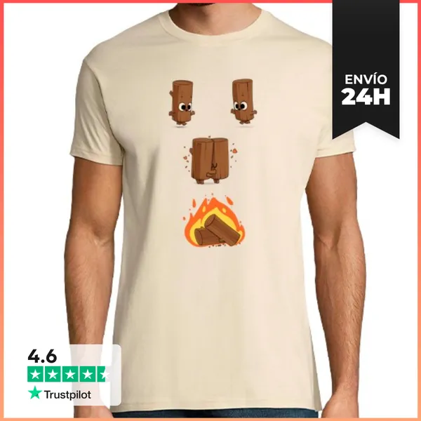 Camiseta Hombre Clásica Passionate Love LaTostadora