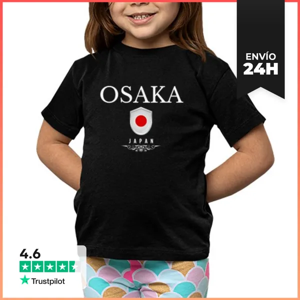 Camiseta Clásica Para Niños Amo Osaka, Recuerdo De Osaka