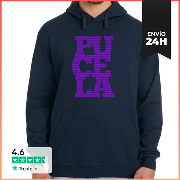 Sudadera Unisex Con Capucha Frases Pucela LaTostadora