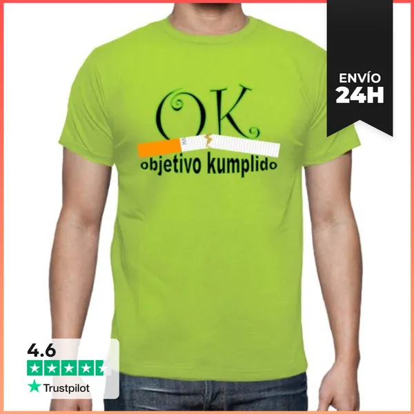 Camiseta Hombre Clásica CIGARRILLO ROTO LaTostadora
