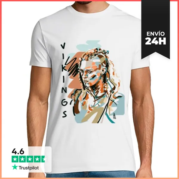 Camiseta Hombre Clásica Vikings LaTostadora