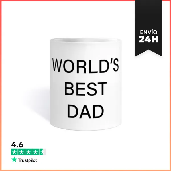 Taza World Best Dad LaTostadora