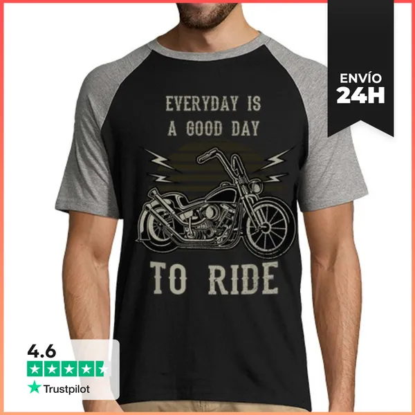 Camiseta Hombre, Estilo Béisbol Cada Día Es Un Buen Día Para