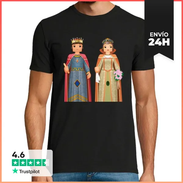 Camiseta Hombre Clásica Samarreta Home Gegants De Moià