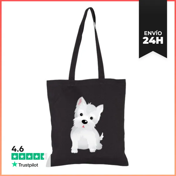 Bolsa De Tela Bolsa De Tela Westy Dog LaTostadora