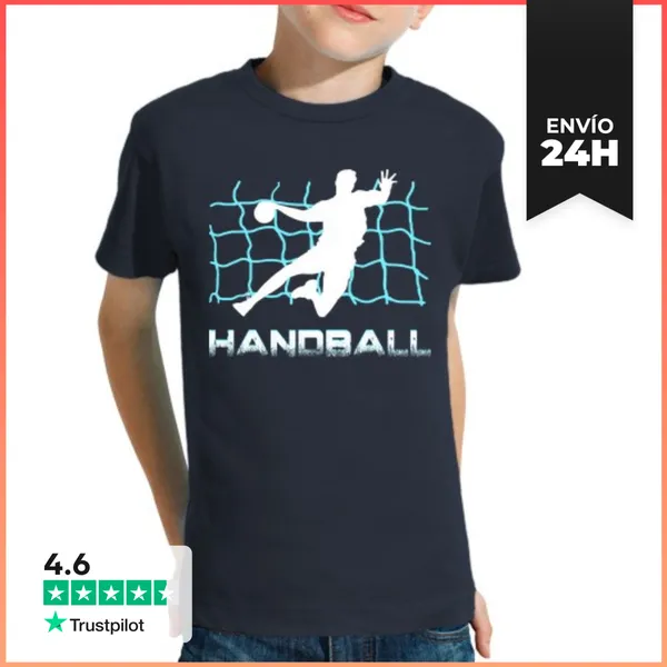 Camiseta Clásica Para Niños Diseño 2793385, Handball LaTostadora