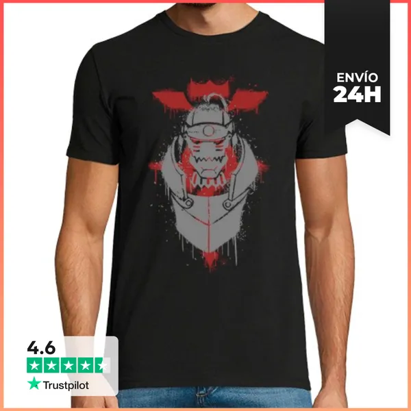 Camiseta Hombre Clásica Alphonse Stencil LaTostadora