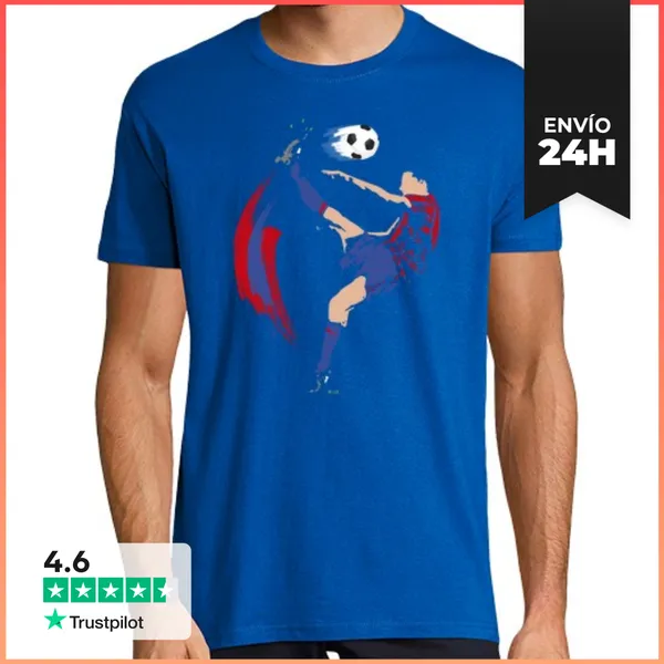 Camiseta Hombre Clásica GOL BARSA BARCELONA FÚTBOL LaTostadora