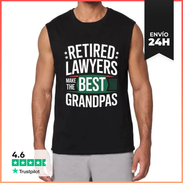 Camiseta Sin Mangas Diseño Divertido De Abuelo Para Abogado
