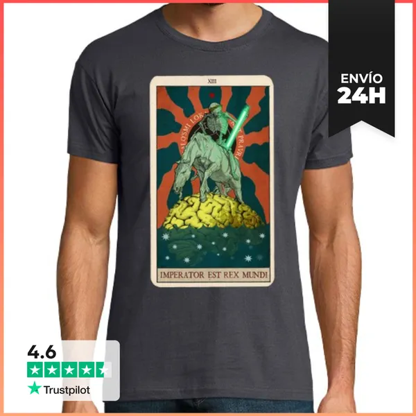 Camiseta Hombre Clásica Imperator Est Rex Mundi LaTostadora
