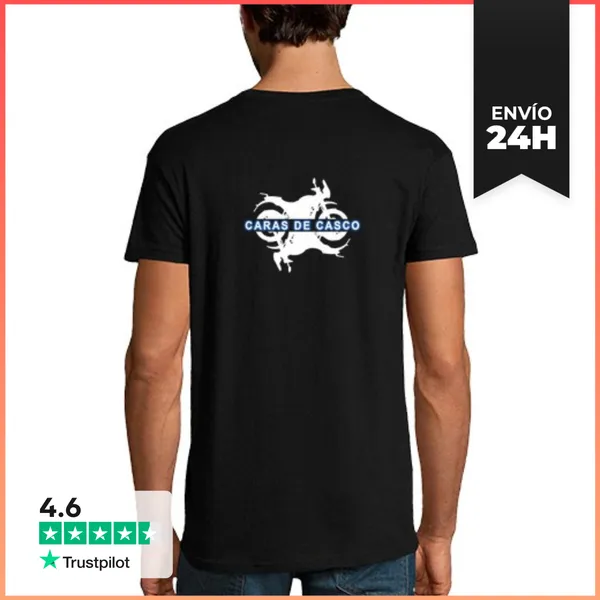 Camiseta Hombre Clásica Caras De Casco New LaTostadora