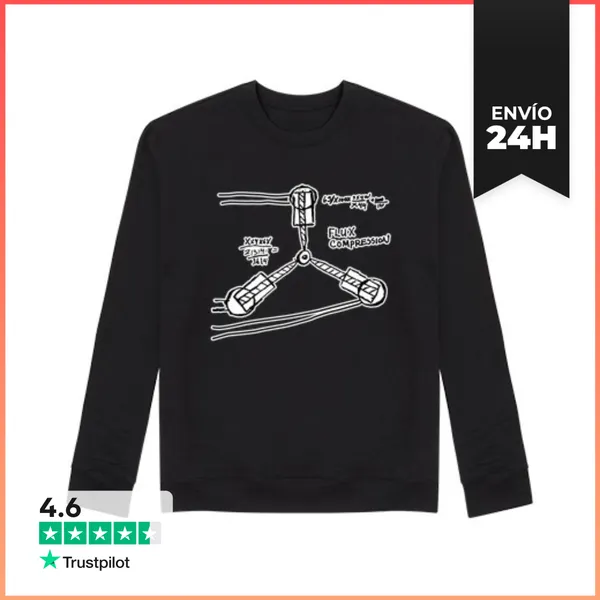 Sudadera Unisex Regreso Al Futuro: Condensador De Fluzo