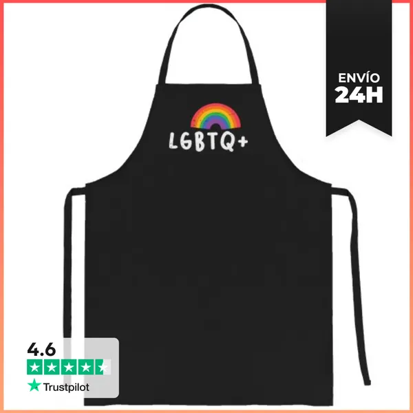 Delantal LGTBQ ARCOIRIS BANDERA ORGULLO GAY LaTostadora