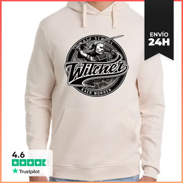 Sudadera Unisex Con Capucha Hombre, Jersey Con Capucha, Blanco